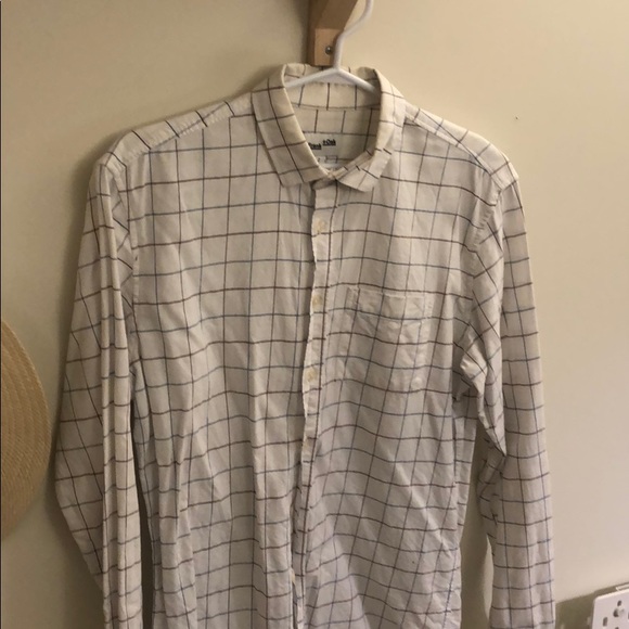 Frank and oak white pattern shirt - Picture 3 of 3
